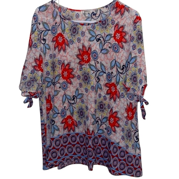 🌹JODIFL FLORAL BEAUTIFUL BLOUSE - Picture 1 of 6